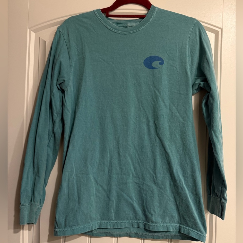 Costa Teal Long Sleeve Shirt
